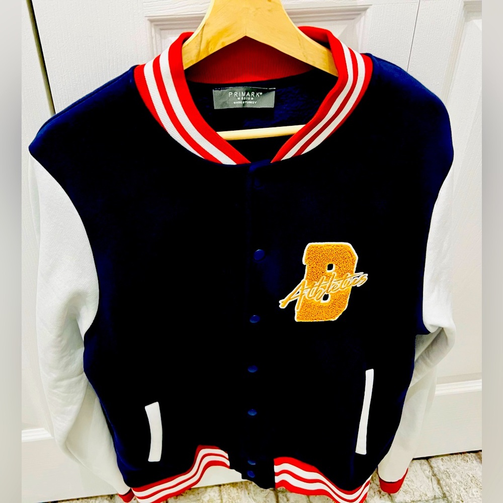 Like New - Primark baseball unisex sweater jacket